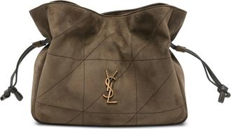 Saint Laurent Jamie Quilted Suede Shoulder Bag