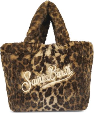 MC2 Saint Barth Tassen, Dames, Bruin, ONE Size, Polyester, Colette Soft Fur