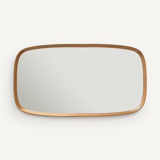 AM.PM Rechthoekige spiegel in massief eik, H110cm, Orion