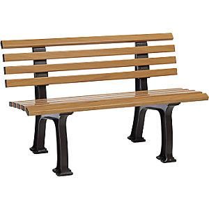 Blome Banco Para Parques De Pl&aacute;stico Con 9 Listones Anchura 1200 Mm