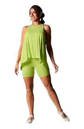 Tavi Tie Back Tank in Lime at Nordstrom, Size Xx-Large