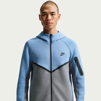 Nike Mens Tech Fleece Windrunner Full-Zip Jacket in Blue | HV0949-486