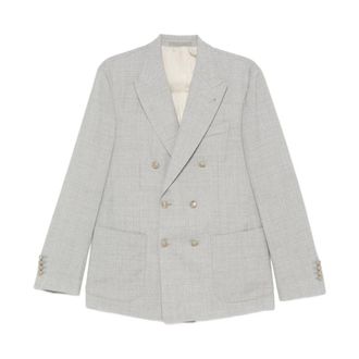 Eleventy Blazers, male, Gray, XL, Blazer