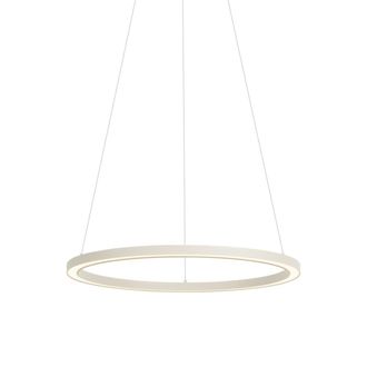 QAZQA L&aacute;mpara colgante dise&ntilde;o beige LED 60 cm