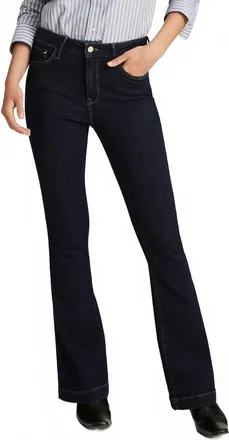Mavi Sydney Flare High Rise Jeans In Rinse Gold Premium