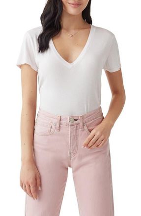Splendid Kate V-Neck T-Shirt in White at Nordstrom, Size X-Small