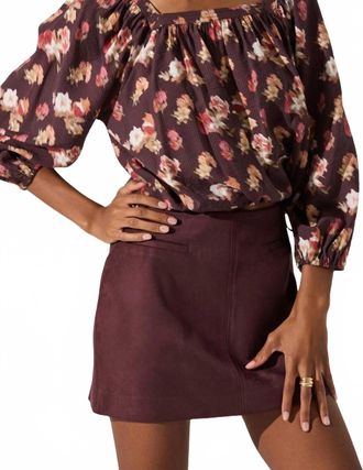 Astr Laudine Skirt In Purple