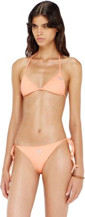 Diesel Triangle bikini top with crystal Oval D - Bras - Woman - Pink