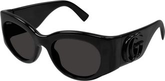 Gucci Gg 1544S Zonnebril - unisex - Zonnebrillen - Zwart - 53 MM - Accessoires