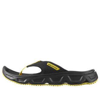 Salomon Reelax Break 6.0 Slides Black Yellow 471109