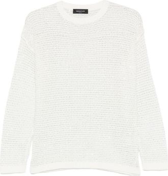 Fabiana Filippi Womens Cotton Crewneck Sweater