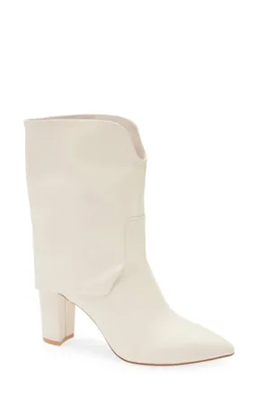 Koko + Palenki Womens Totally Heeled Boot In Bone Leather