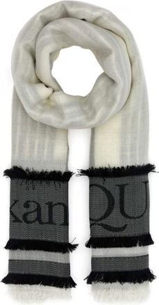 Alexander McQueen Ivoor Wolmix Foulard Sjaal - Dames - Wintersjaals - Veelkleurig - ONE Size - Wol - Accessoires