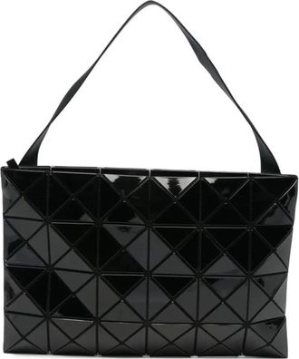 Issey Miyake Lucent Schoudertas 4X6 - Dames - Tassen - Zwart - Maat: ONE Size Vinyl