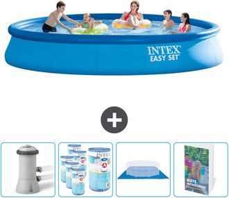 Intex Piscina Easy Set Redonda - 457x84 Cm - 7-piezas Scb103