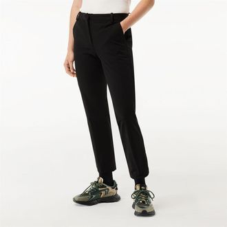 Lacoste Womens Fit Stretch Cotton Chinos in Black - Size 12 UK