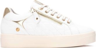 Xti Womens 144413 Round Toe Sneakers In White