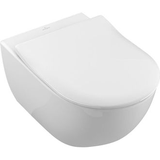 Villeroy & Boch Subway 2.0 - Inodoro Suspendido, Aquareduct, Con Ceramicplus, Blanco Alpino 560010r1
