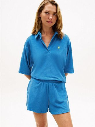 Tommy Hilfiger Camisa de manga corta en tejido de rizo