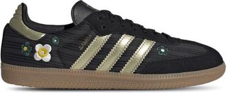 adidas Womens Originals Samba OG - Shoes Core Black/Gold Met Size 10.0