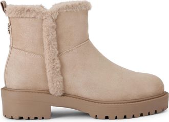 Carvela Womens Cosy Ankle Boots - Taupe Fabric - Size UK 3