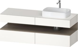 Duravit Duravit Qatego Consola Mueble Bajo Lavabo, 2 Extensiones, 2