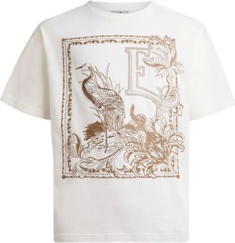 Etro T-shirt con stampa - Bianco