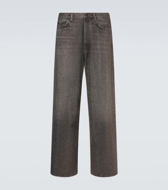 Acne Studios 1981 embellished wide-leg jeans