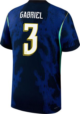Nike Jordan Gabriel Magalh&atilde;es Brazil National Team 2026 Match Away Jordan Mens Dri-FIT ADV Soccer Jersey in Blue | NN203940216-CBF