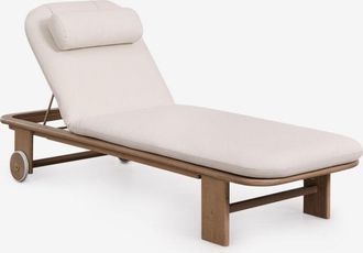 Sklum Tumbona Reclinable En Madera De Acacia Uleno Sklum