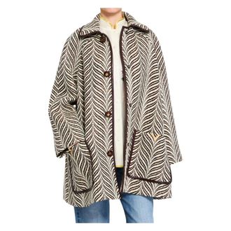 Valentino Single-Breasted Coats - Dames - Mantels - Veelkleurig - Maat: 4XL