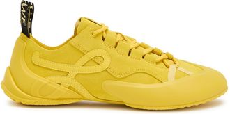 Loewe Grip Panelled Suede Sneakers - Yellow - 39 (IT39 / UK6)
