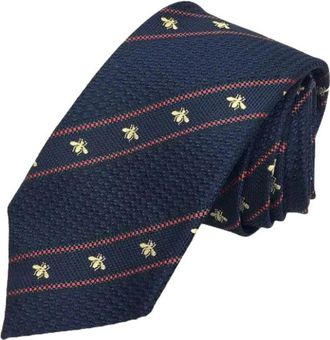 Gucci Pre-owned Accessories, male, Blue, Size: ONE SIZE Pre-owned Cravat