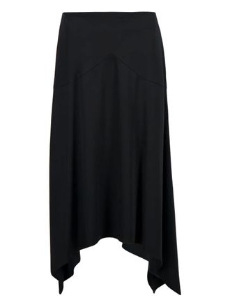 Stella McCartney satin midi skirt - Nero