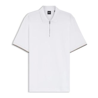 HUGO BOSS Heren, Tops, Wit, Maat: 3XL Katoen