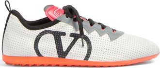 Valentino Garavani Sneakers Chromaton traforate - Bianco