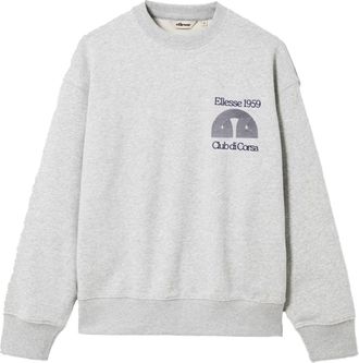 Ellesse Heren Club Di Corsa Sweatshirt (Lichtgrijs)