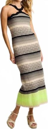 Lisa Todd Summer Sway Sweater Dress In Grey Multi
