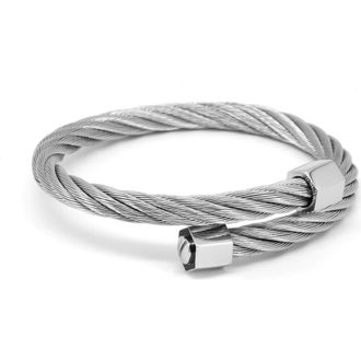 Charriol Celtic Bangle - Hardware in Stainless Steel at Nordstrom, Size 7.5