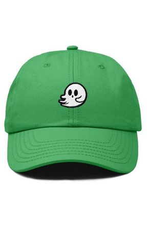 Dalix Whisper Ghost Dad Cap in Kelly Green at Nordstrom