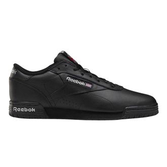Reebok Exofit leren lage sneakers voor heren (Zwart/Zilver)