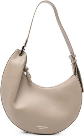 Emporio Armani Schoudertassen - Dames - Schoudertassen - Grijs - ONE Size - Leer - Tassen