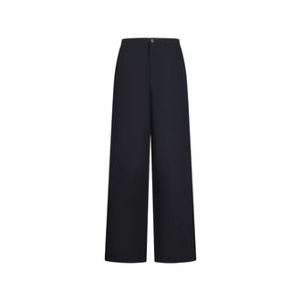 Jil Sander Wide Trousers, male, Blue, Size: S Wide Trousers