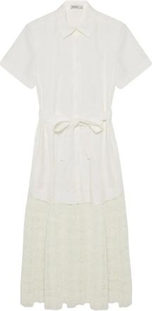 SIMKHAI Jenner blousejurk met ceintuur - Wit