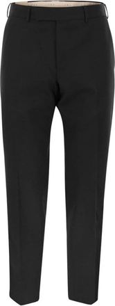 Pantaloni Torino Tailored Wool Broeken - Heren - Chinos - Zwart - 4XL - Wol - Broeken