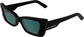 Karl Lagerfeld KL6205S 001 Womens Sunglasses Black Size 52