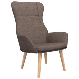 Nova Sill&oacute;n De Relax De Tela Gris Taupe Vidaxl