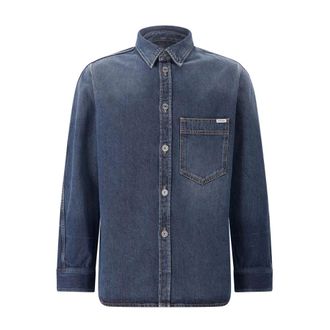 Givenchy Heren, Overhemden, Blauw, Maat: L Katoen