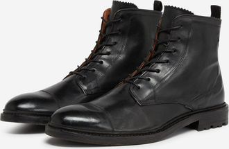 Oliver Sweeney Mens Chaves Boots - Black Leather - Size UK 8