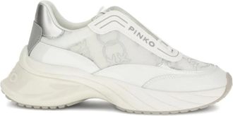 Pinko Ariel 19 Sneakers - Dames - Sneakers - Wit - 36 EU - Leer - Schoenen